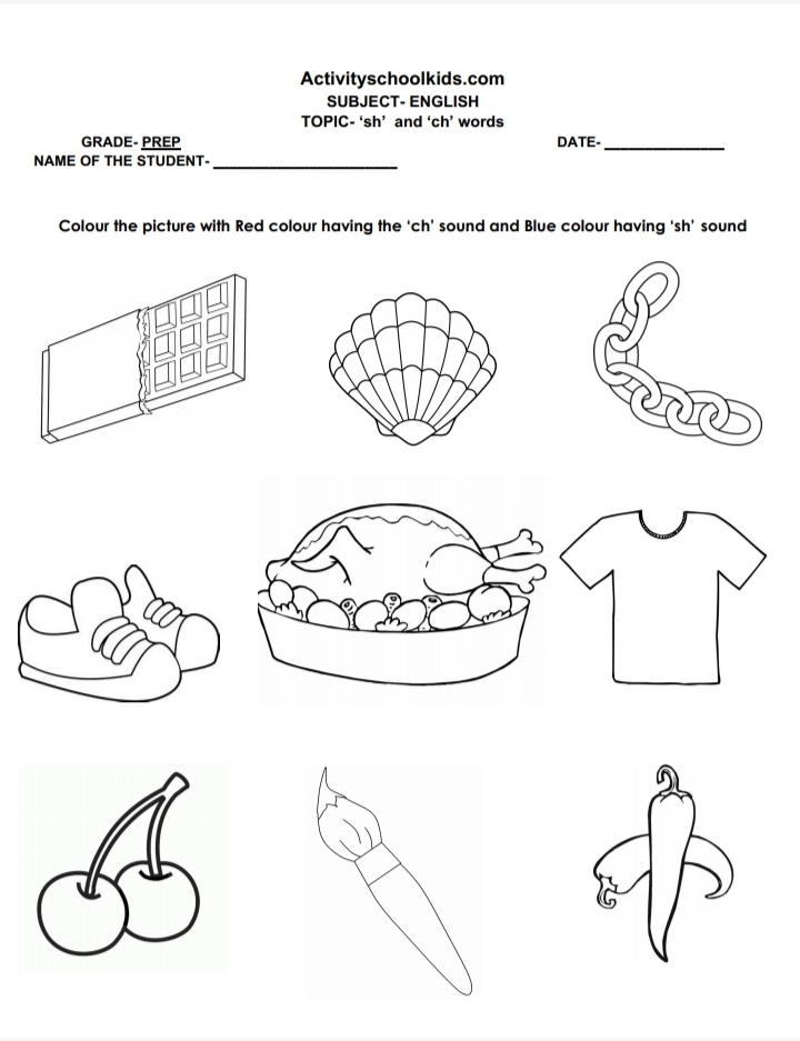 free printable preschool english worksheeets pdfs