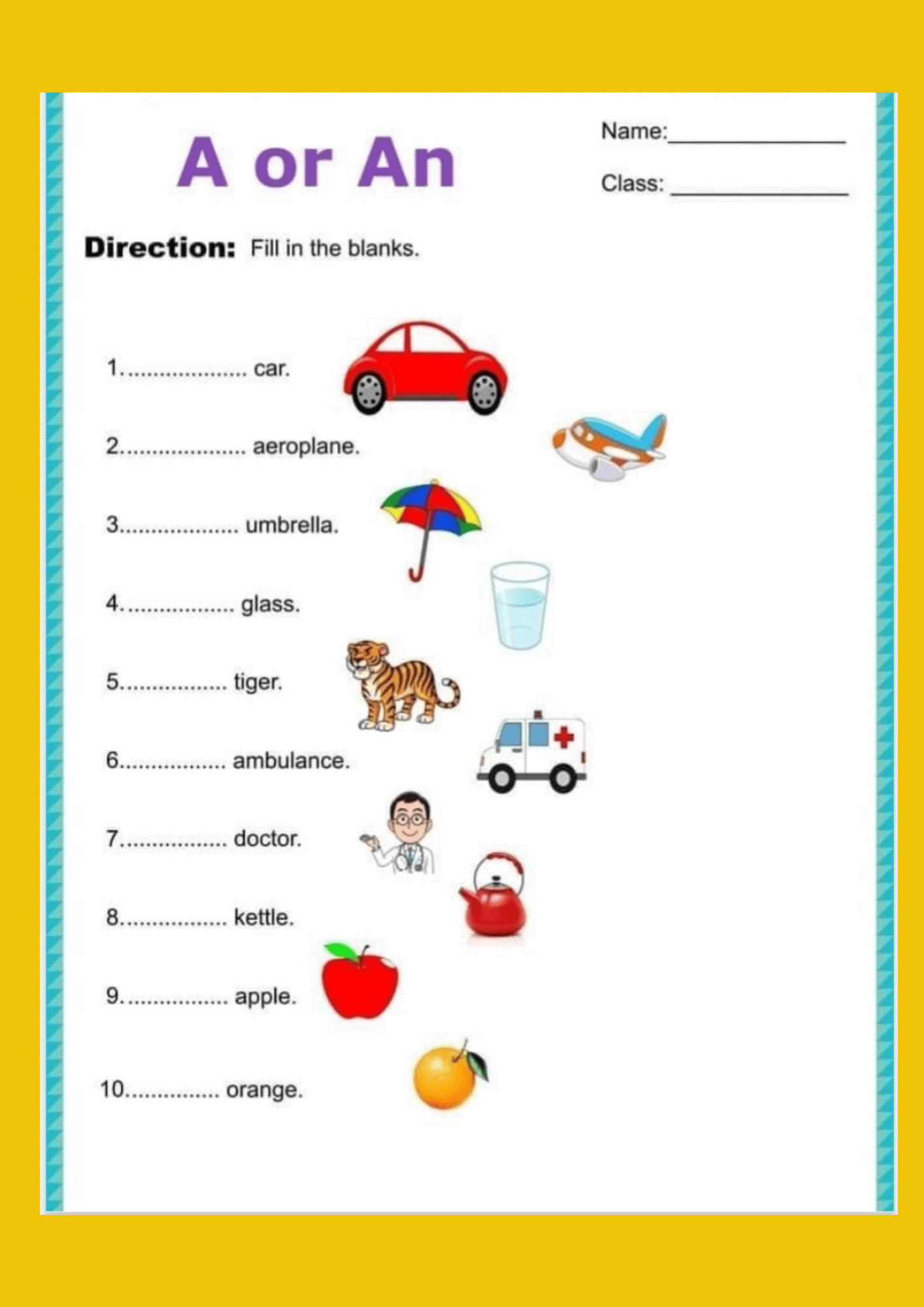 Free Printable Preschool And Kindergarten English Worksheeets Pdfs